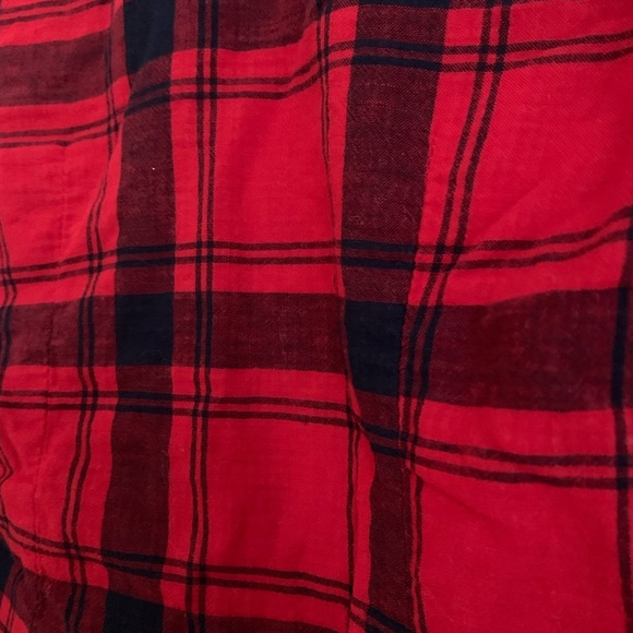 Red plaid flannel - XS - Picture 5 of 5